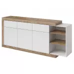 Komoda Sintra 25 3d3s dąb samdal-biały