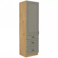 Szafka kuchenna Stilo claygrey/artisan 60dks/210 3s 1f