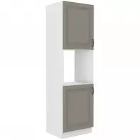 Szafka kuchenna Stilo claygrey/biały 60dp/210 2f