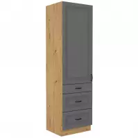 Szafka kuchenna Stilo dustgrey/artisan 60dks/210 3s 1f