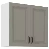 Szafka kuchenna Stilo claygrey/biały 80g/72 2f