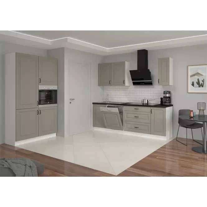 Szafka kuchenna Stilo claygrey/biały 40g/90 1f,6