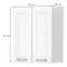Szafka Kuchenna Tara V7-60-2k/4 White Mat,2