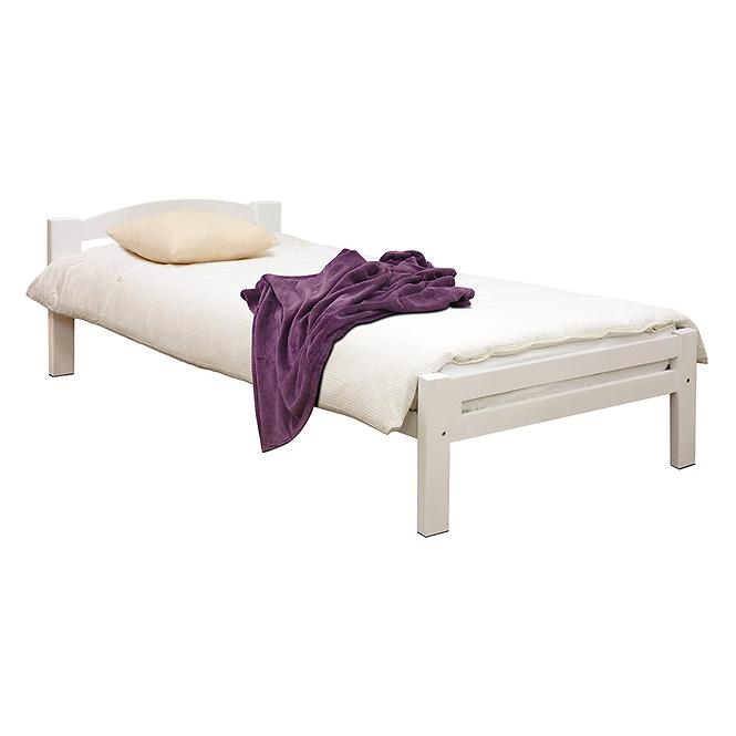 Łóżko bukowe Lux 200x90 white