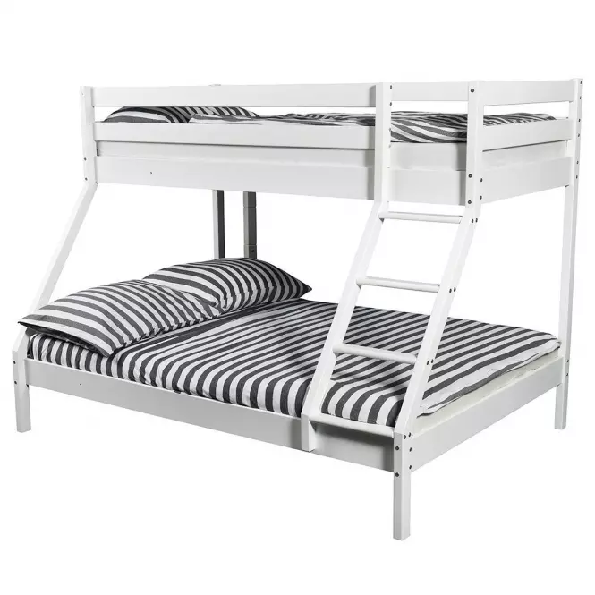 Łóżko bukowe Mike 200x90/140 white