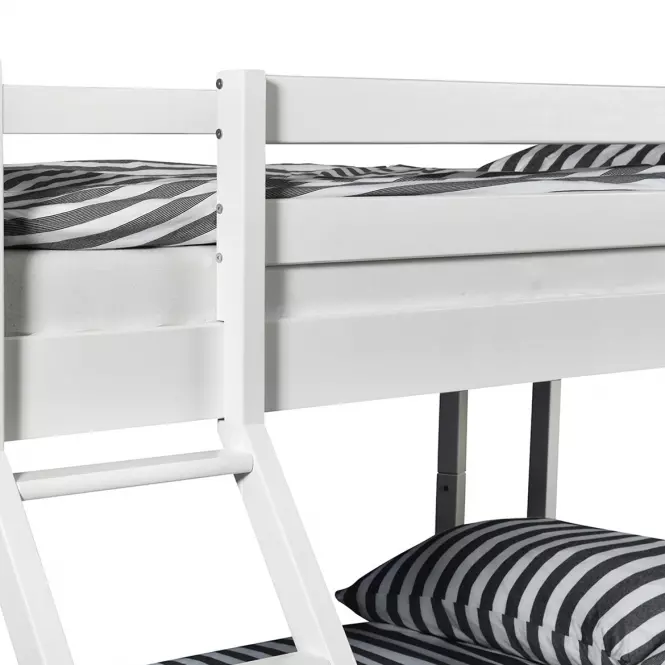 Łóżko bukowe Mike 200x90/140 white