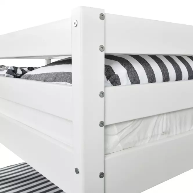 Łóżko bukowe Mike 200x90/140 white