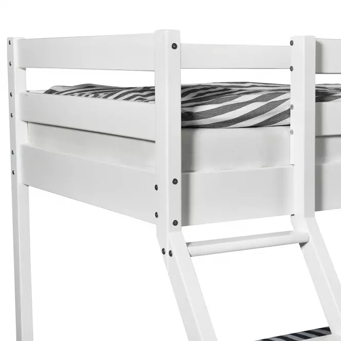 Łóżko bukowe Mike 200x90/140 white