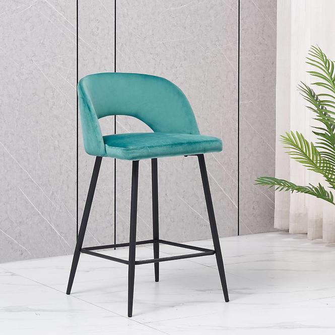 Krzesło barowe Omis Green