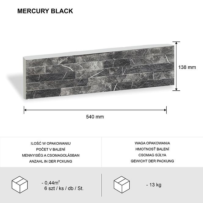 Kamień betonowy Mercury Black