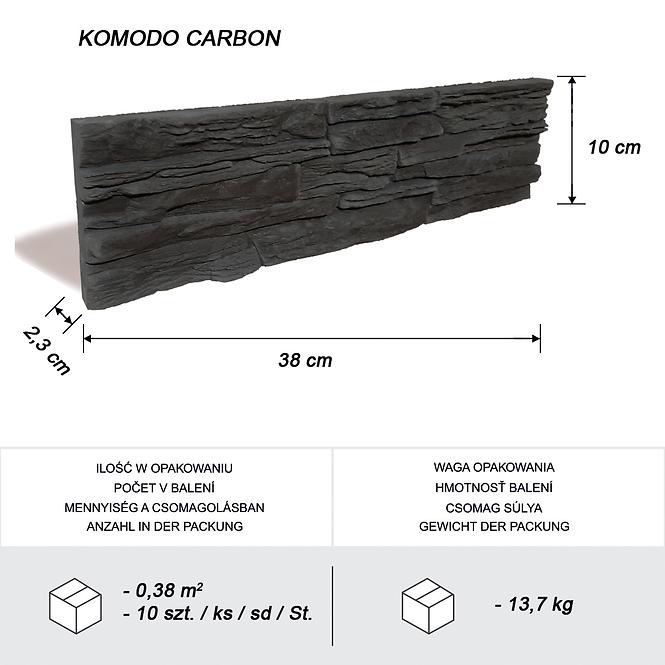 Kamień betonowy Komodo Carbon