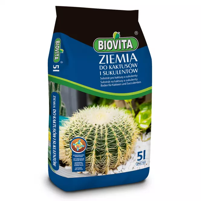 Ziemia do kaktusów i sukulentów 5l BIOVITA
