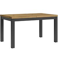 Stół rozkładany Mini 135/175x80cm artisan/czarny
