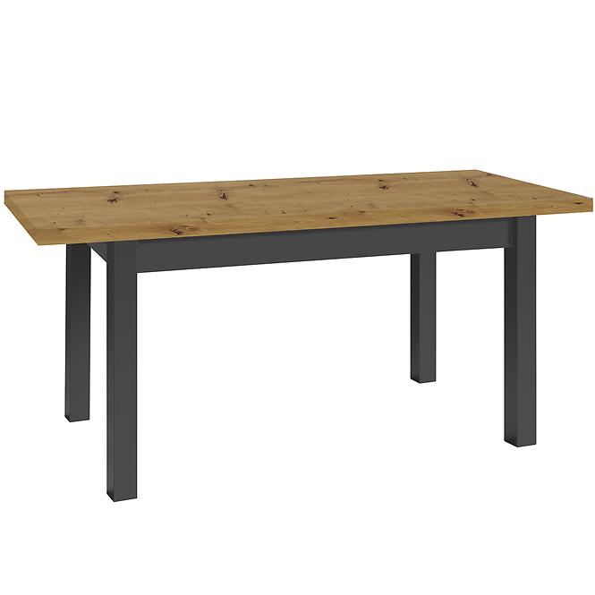 Stół rozkładany Mini 135/175x80cm artisan/czarny