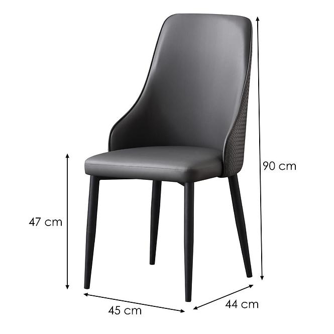 Krzesło viper ldc-956 dark grey