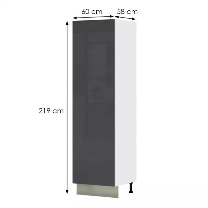 Szafka kuchenna Infinity K21-60-2KF/5 Anthracite
