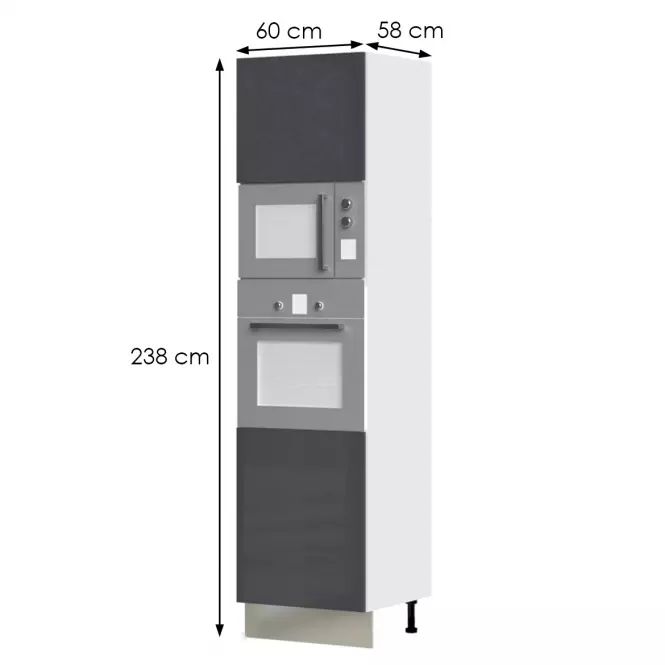 Szafka kuchenna Infinity K23-60-RM/5 Anthracite