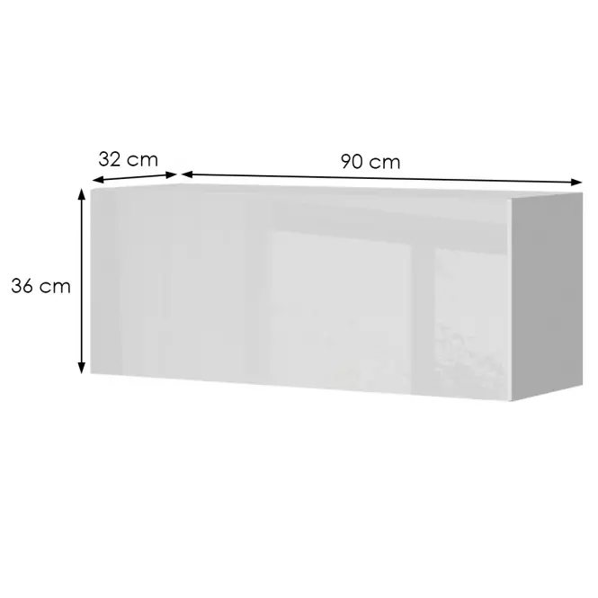 Szafka kuchenna Infinity V3-90-1K/5 Crystal White