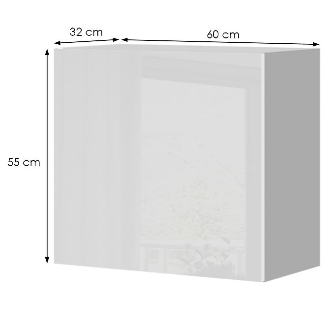 Szafka kuchenna Infinity V5-60-1K/5 Crystal White