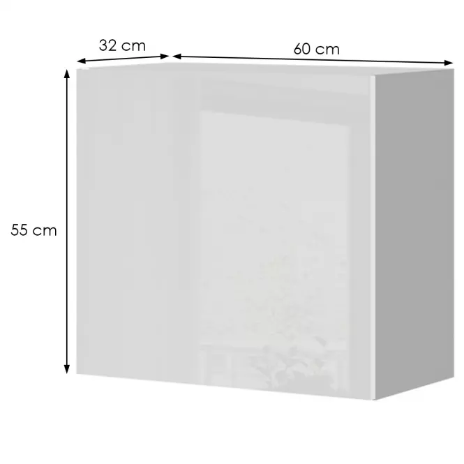 Szafka kuchenna Infinity V5-60-1K/5 Crystal White