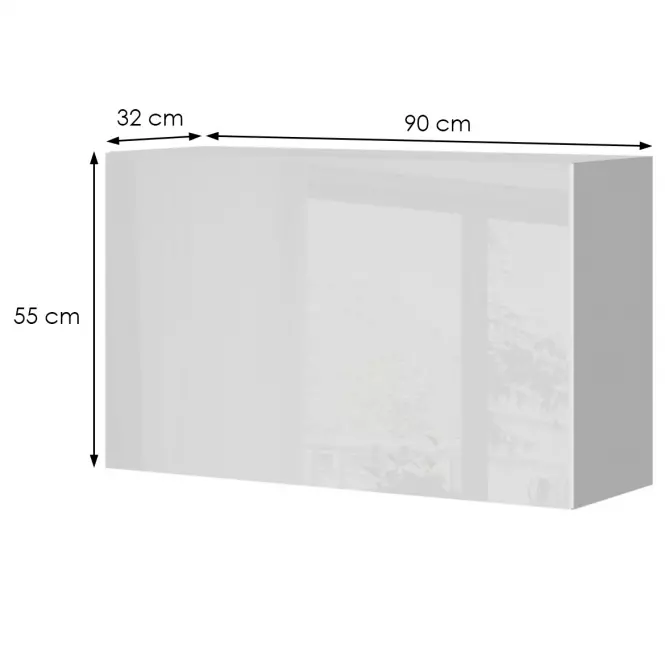 Szafka kuchenna Infinity V5-90-1KP/5 Crystal White