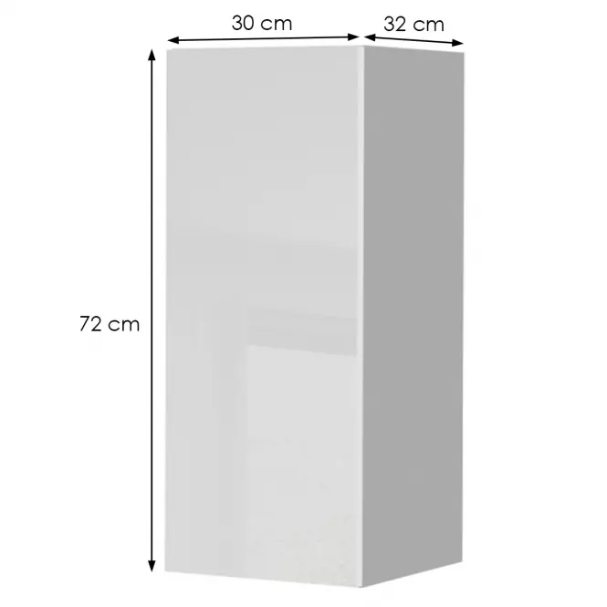 Szafka kuchenna Infinity V7-30-1K/5 Crystal White