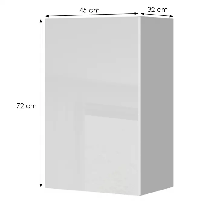 Szafka kuchenna Infinity V7-45-1K/5 Crystal White