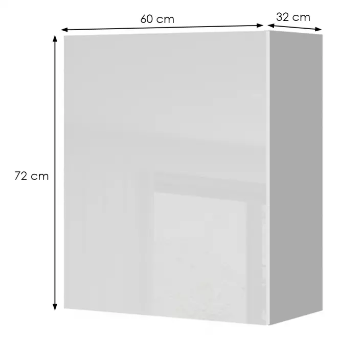 Szafka kuchenna Infinity V7-60-1K/5 Crystal White