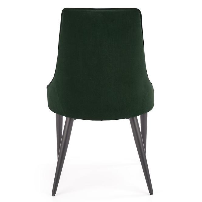 Krzesło  K365 Velvet/Metal C. Zielony