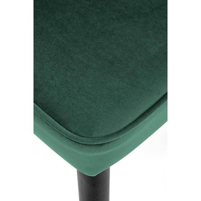 Krzesło  K446 Velvet/Metal C. Zielony