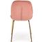 Krzesło  K381 Velvet/Chrom Różowy/Złoty,3