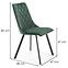 Krzesło K450 Velvet/Metal C. Zielony,2