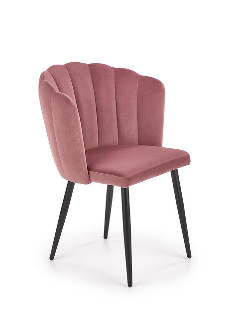 Krzesło K386 Velvet/Metal Różowy