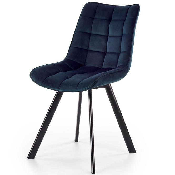 Krzesło K332 Velvet/Metal Granatowy