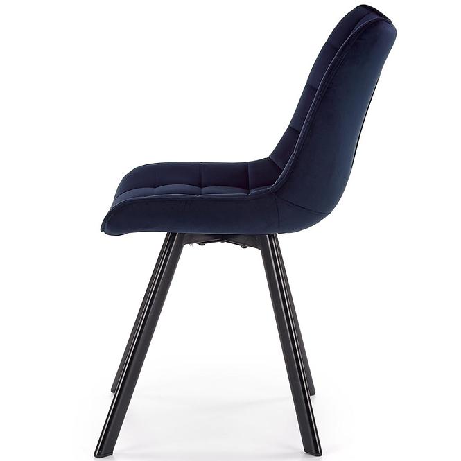 Krzesło K332 Velvet/Metal Granatowy
