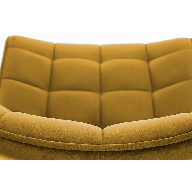 Krzesło K332 Velvet/Metal Żółty