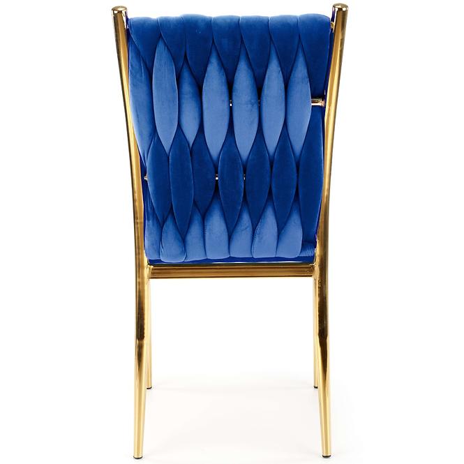 Krzesło K436 Velvet/Chrom Granat/Złoty
