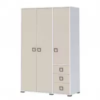 Szafa 3D3S Kiki G33-BE/KI-01 white/sand
