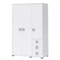 Szafa 3D3S Kiki G33-BE/KI-15 white/white