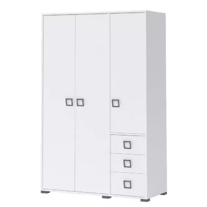 Szafa 3D3S Kiki G33-BE/KI-15 white/white