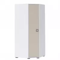 Szafa narożna 3D3S Kiki GUG-BE/KI-01 white/sand
