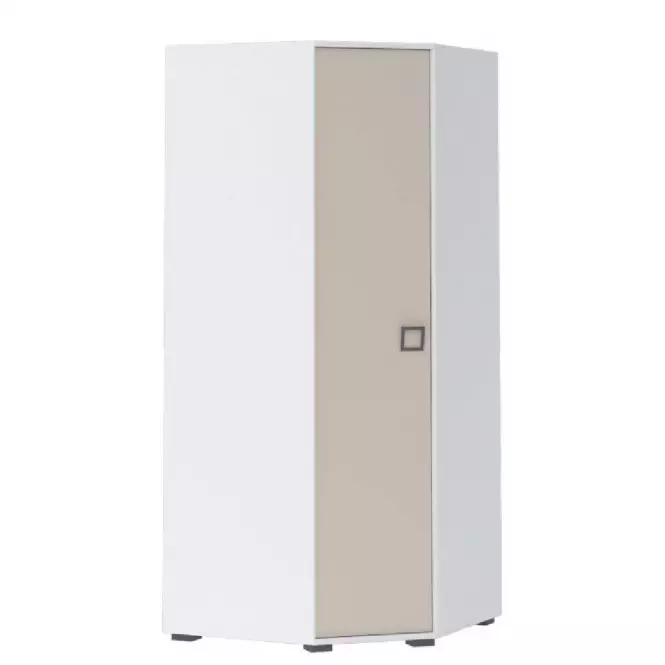 Szafa narożna 3D3S Kiki GUG-BE/KI-01 white/sand