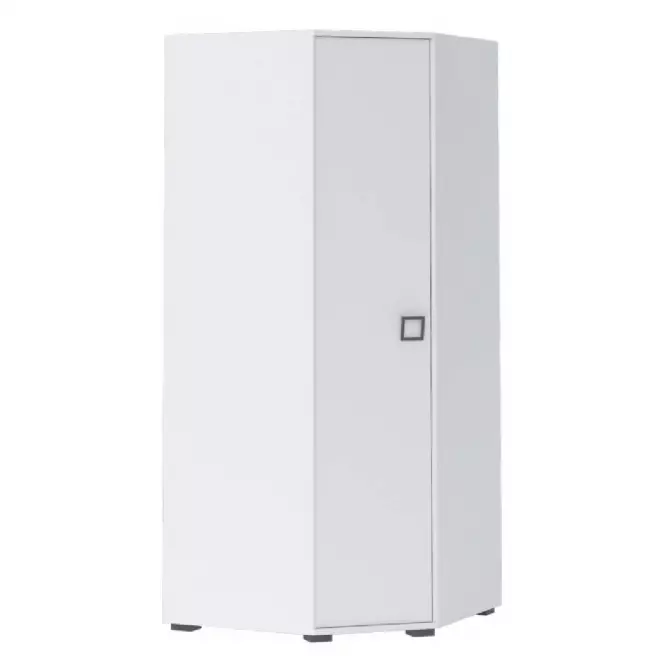 Szafa narożna 3D3S Kiki GUG-BE/KI-15 white/white