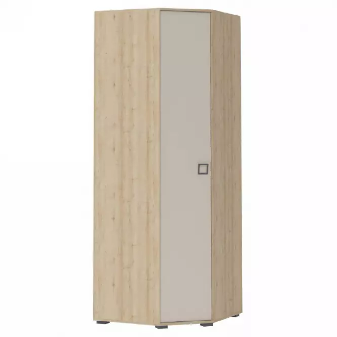 Szafa narożna 3D3S Kiki PUG-BK/KI-01 beech/sand