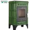 Piec stalowo kaflowy K1 5.7kW zielony