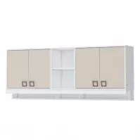 Szafka wisząca Kiki MKR-BE/KI-01 white/sand