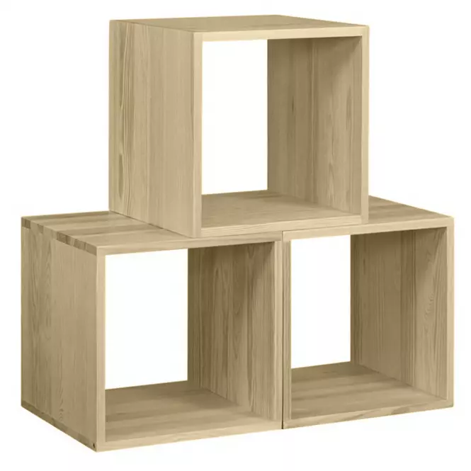 Skrzynka box i otwarta sosna surowa,4