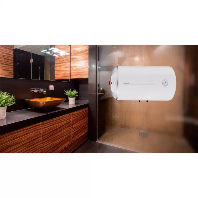 Ogrzewacz wody Atlantic Opro H 80 l wiszący poziomy,2