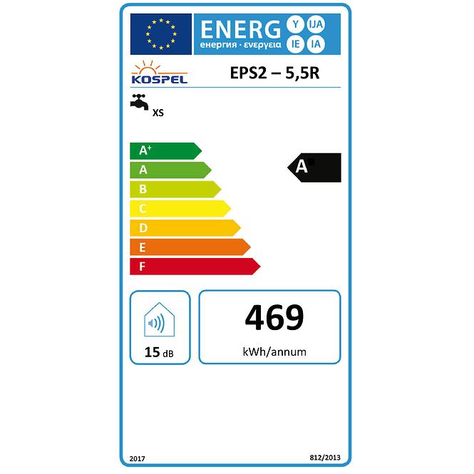 Przepływowy ogrzewacz wody Amicus 5,5 kW 230V ciśnieniowy, bez baterii