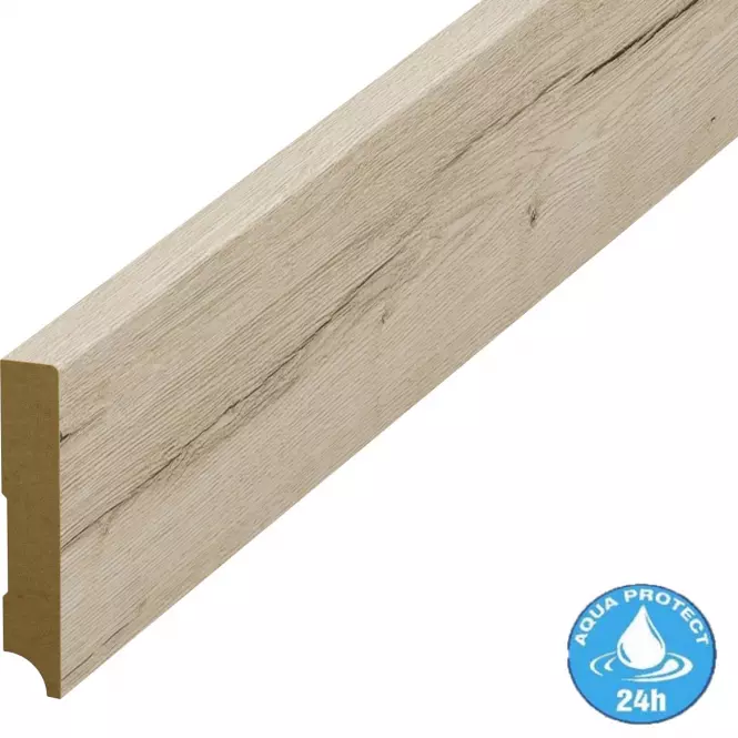 Listwa przypodłogowa MDF 2400x78x14mm Dąb Cresto WR 57516